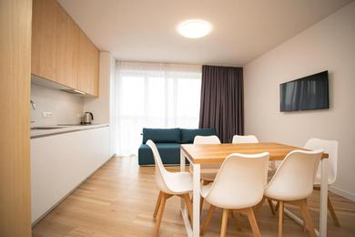 Apartments Two bedrooms cozy apartment in new building nearby with Railway Station