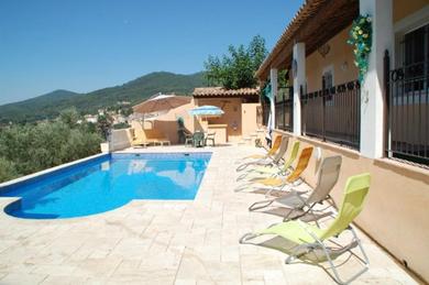 Villa Villa de 3 chambres avec vue sur la ville piscine privee et jardin clos a Callas