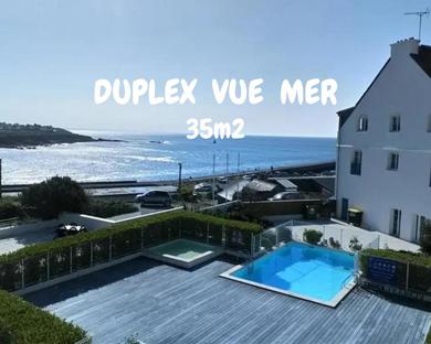 Апартаменты DUPLEX VUE MER SÉJOUR DETENTE hammam & sauna - plage 100m