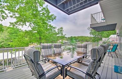 Lakefront Family Home with Boat Dock and Sun Deck