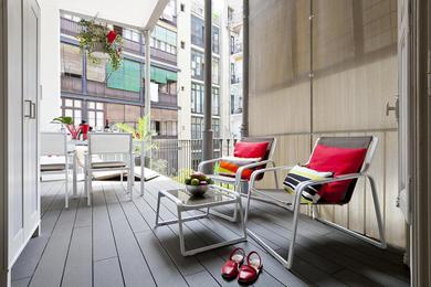 Апартаменты Amazing terrace with Eixample patio views