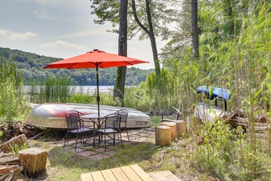 Lakefront New York Abode with Deck, Grill and Fire Pit