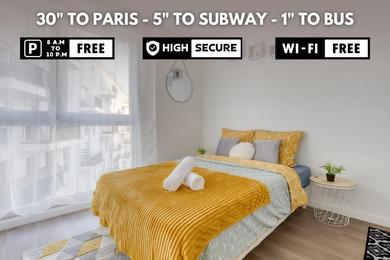 Апартаменты Escapade parisienne à 25 minutes de la Tour Eiffel