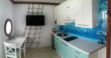 Apartments Студия в морском стиле с видом на Неву