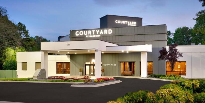 Отель Courtyard by Marriott Charlotte Airport/Billy Graham Parkway
