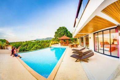 Villa Huge Seaview Pool - Mountain House 4 bedrooms, Koh Lanta