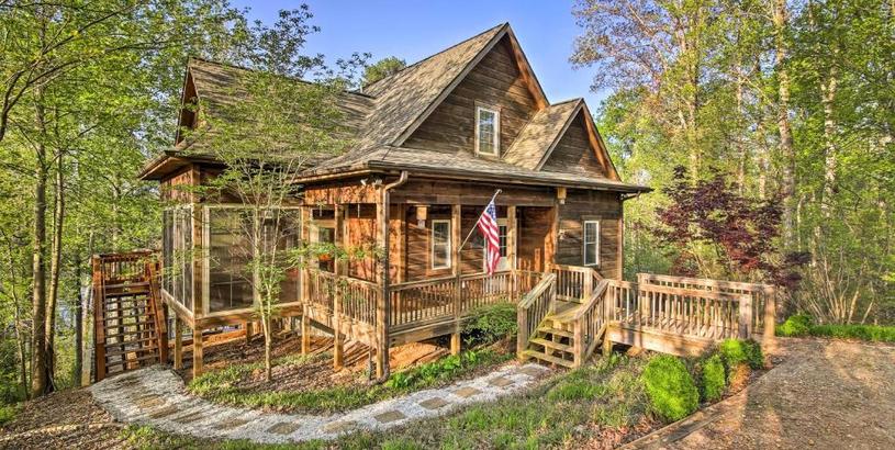 Holiday home Waterfront Lake Hartwell Cabin with Dock-Near Clemson