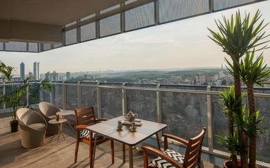Апартаменты Deluxe Apartment with Shared Pool and Refreshing View in Maslak