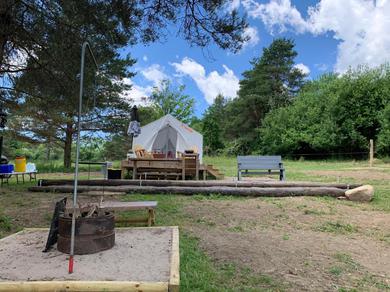 Люкс-шатер Tentrr - A Hilltop View Campsite