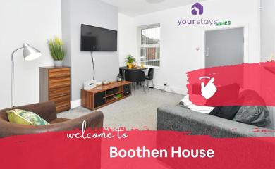 Дом отдыха Boothen House by YourStays, 4 double bedrooms, City Centre Location, perfect for long-stays, BOOK NOW!