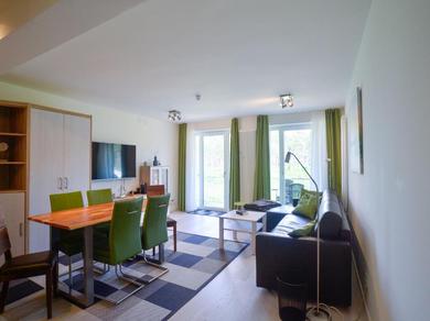 Apartments Dünenresidenz Prora - Appartement mit Meerblick, 2 Schlafzimmern und Balkon NP111