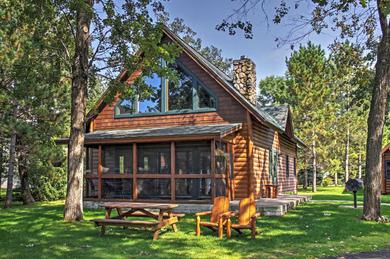 Дом отдыха Alluring Nisswa Cabin on Gull Lake with Fireplace!