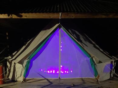 Luxury tent Cabanas de Nacpan Camping Resort