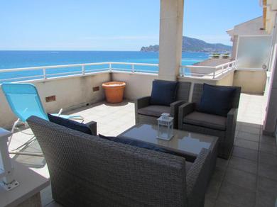 Apartments Beach front line penthouse in Altea
