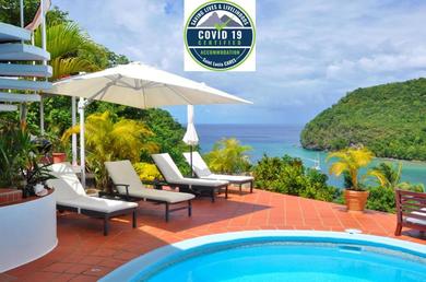 Отель Marigot Palms Luxury Caribbean Apartment Suites