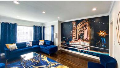 Апартаменты The Blue Golden Luxury Modern 3- Bedroom Apartment in Chicago