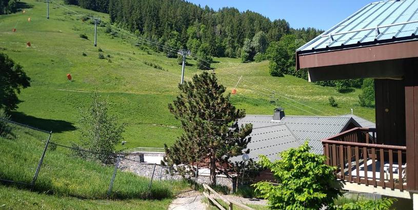 Апартаменты Montchavin La Plagne, pistes 50m, balcon vue Mont Blanc