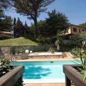 Вилла Stunning Country House overlooking Tuscany hills
