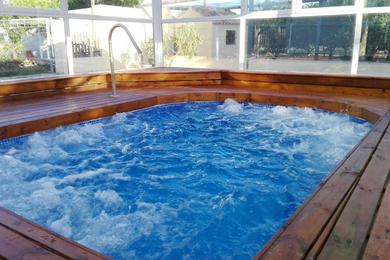 Apartments One bedroom appartement with shared pool jacuzzi and furnished terrace at Noguericas