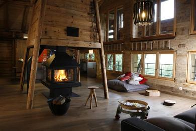 Chalet Chalet with Panoramic View and Sauna