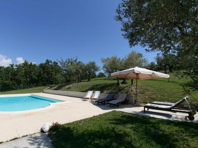 Villa Villa with tower between olive trees with private swimming pool, nice view