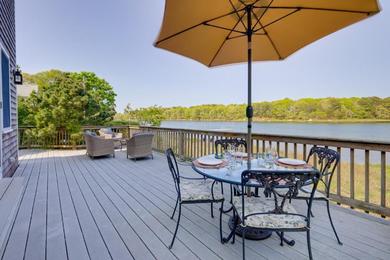 Beautiful Bourne Home Rental with Waterfront Deck!