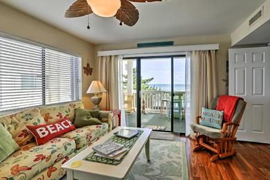 Apartments Ocean-View Condo with Deck, Steps to Carolina Beach!
