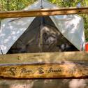 Luxury tent Tentrr Signature Site - River Breeze trout fishing Signature Site