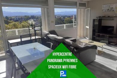 Апартаменты Cap Sud - 53m2- VUE PYRENEES- HYPERCENTRE- GARAGE-WIFI FIBRE
