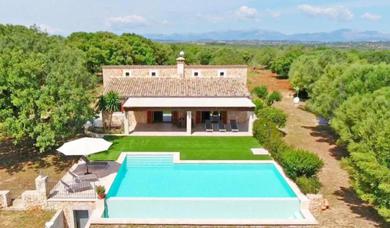 Villa Wunderschöne und ruhig gelegene Finca mit Infinity Pool bei Ariany in der Inselmitte von Mallorca