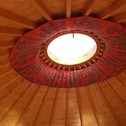 Hotel Wunderschöner Pavillon aus Holz +Wohnküchenhöhle