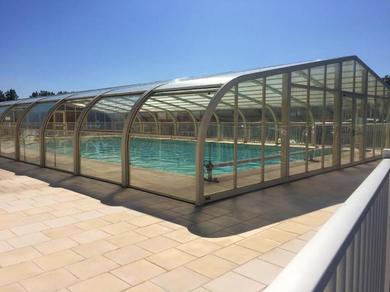 Шале Chalet de 2 chambres avec piscine partagee jardin clos et wifi a Grandcamp Maisy