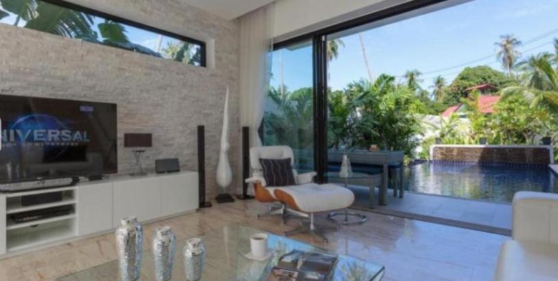  3 Bedroom Luxury 5 Star Villa 5 minutes walk to beach SDV240-By Samui Dream Villas