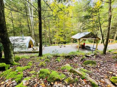 Luxury tent Tentrr - A Creek Runs Through It