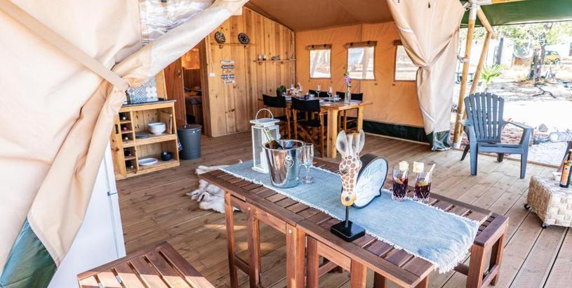 Дом отдыха Safari tent with private pool in Paderne Albufeira