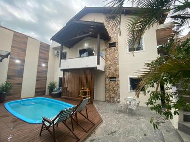Casa com piscina para 8 pessoas 300m do mar 0129