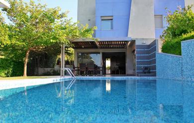 Вилла Deluxe 3BD Pool Villa in Chrousso beach Paliouri
