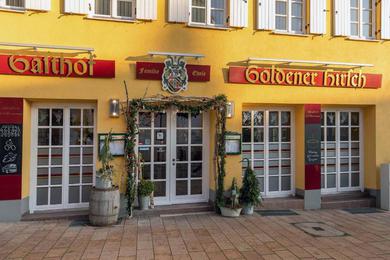 Отель Hotel Restaurant Goldener Hirsch