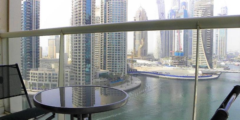 Apartments 1BR with Balcony & Stunning Marina View - MRVW