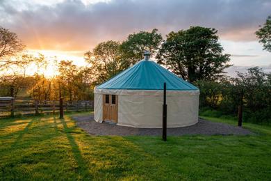 Luxury tent Loughcrew Glamping