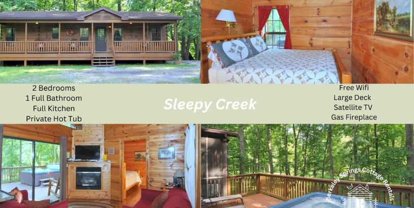 Chalet Sleepy Creek - Creekside Escape