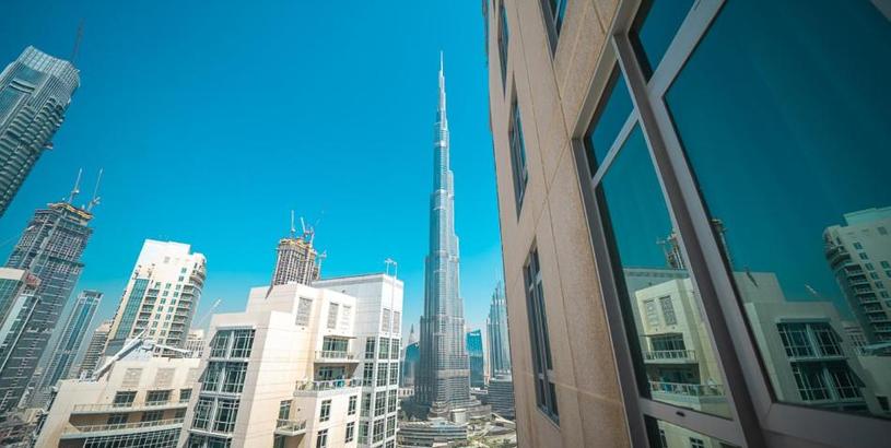 Апартаменты Durrani Homes - Residences LUX Two Bedroom with Burj Khalifa Fountain view