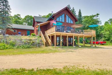 Отель Lakefront Nevis Home with Beach Access and Boat Slip!