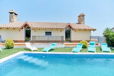 Villa 6 bedrooms villa with sea view private pool and jacuzzi at Olivella