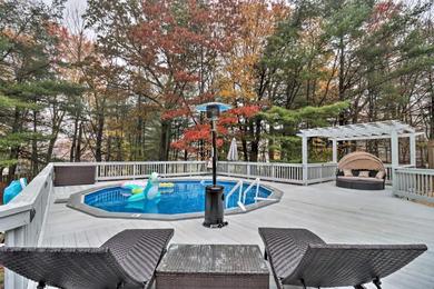 Pocono Home with Heated Pool, Hot Tub, and Game Room!