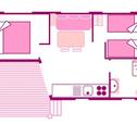Apartments Mobil-Home Confort 4pers. Mercantour