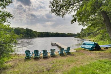 Lakefront Retreat Deck, Grill and Private Dock!