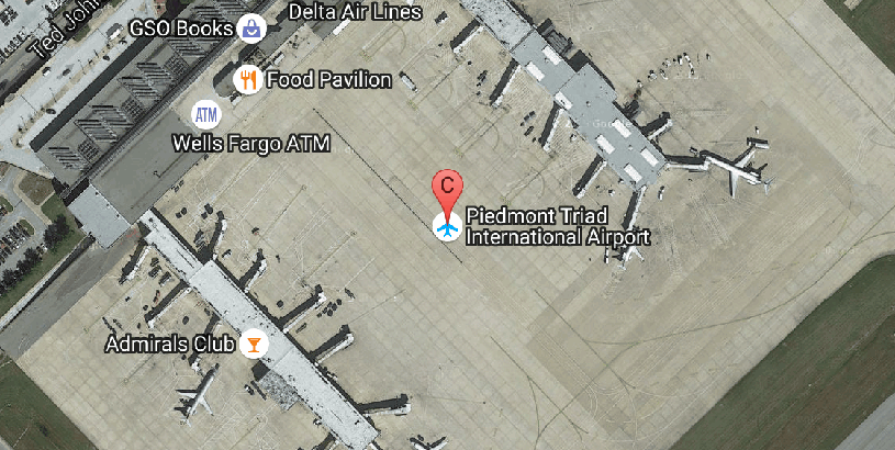 Аэропорт Пидмонт Триад (GSO), Гринсборо, Соединенные Штаты