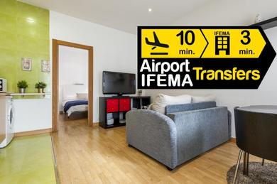 Апартаменты Apartamento 10 min de Aeropuerto y 3 min de IFEMA