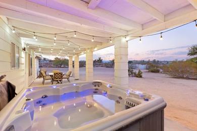 Golden Desert Ranch by Hi Desert Dwellings with Hot Tub Fire Pit and BBQ